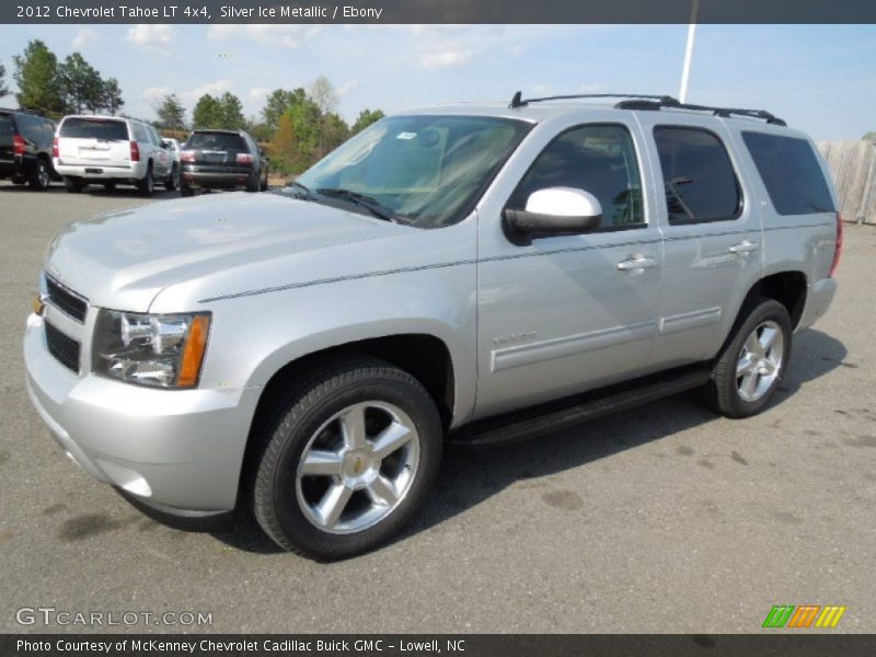 Silver Ice Metallic / Ebony 2012 Chevrolet Tahoe LT 4x4