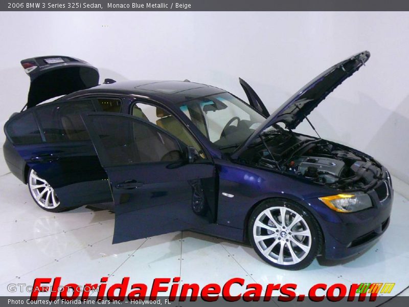 Monaco Blue Metallic / Beige 2006 BMW 3 Series 325i Sedan