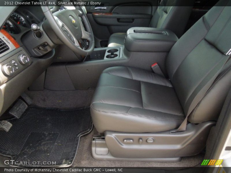 Silver Ice Metallic / Ebony 2012 Chevrolet Tahoe LT 4x4