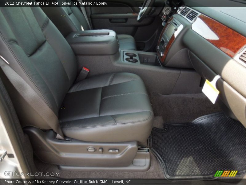 Silver Ice Metallic / Ebony 2012 Chevrolet Tahoe LT 4x4