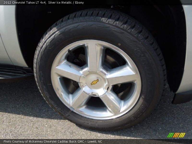 Silver Ice Metallic / Ebony 2012 Chevrolet Tahoe LT 4x4