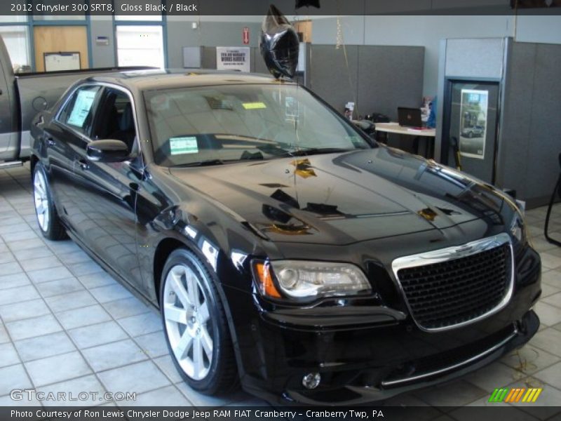 Gloss Black / Black 2012 Chrysler 300 SRT8