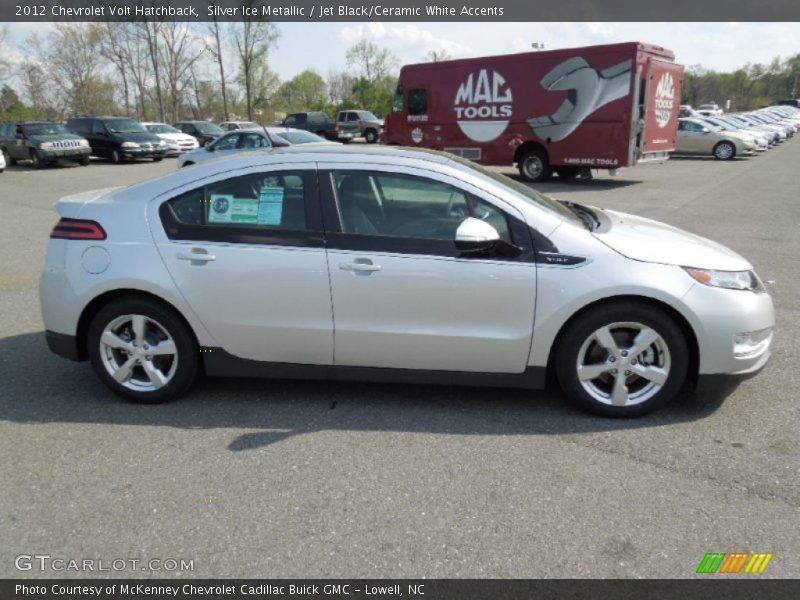 Silver Ice Metallic / Jet Black/Ceramic White Accents 2012 Chevrolet Volt Hatchback