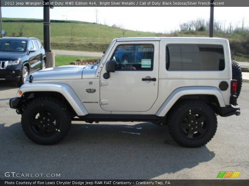  2012 Wrangler Call of Duty: MW3 Edition 4x4 Bright Silver Metallic