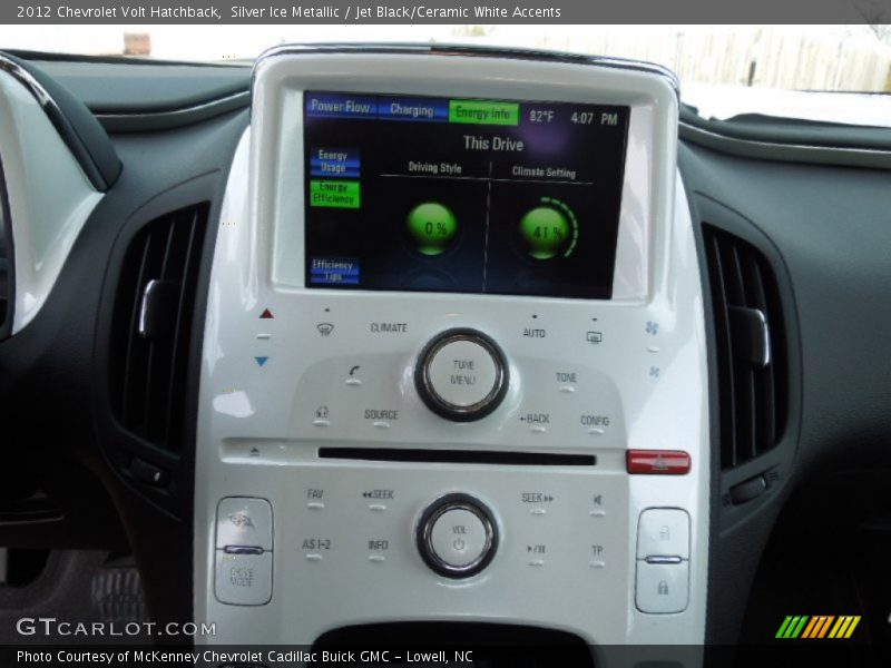 Controls of 2012 Volt Hatchback