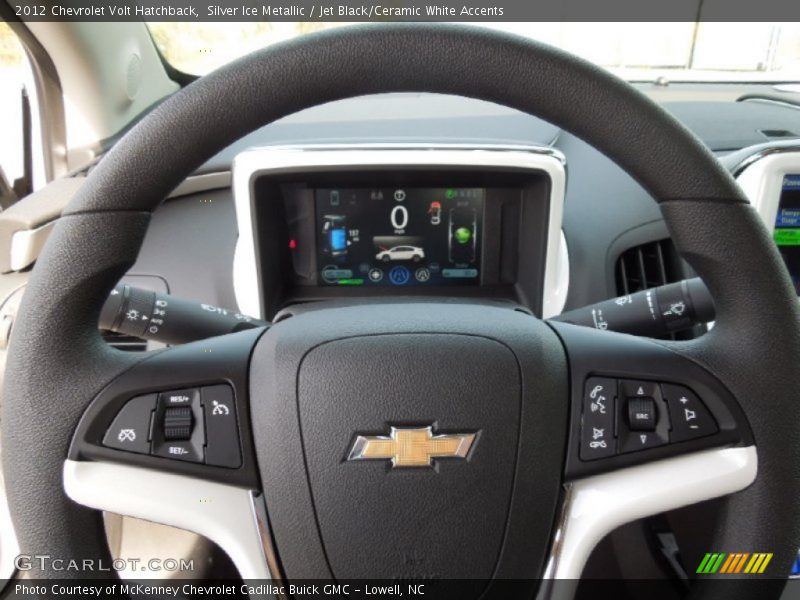 Silver Ice Metallic / Jet Black/Ceramic White Accents 2012 Chevrolet Volt Hatchback