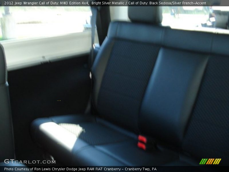 Bright Silver Metallic / Call of Duty: Black Sedosa/Silver French-Accent 2012 Jeep Wrangler Call of Duty: MW3 Edition 4x4