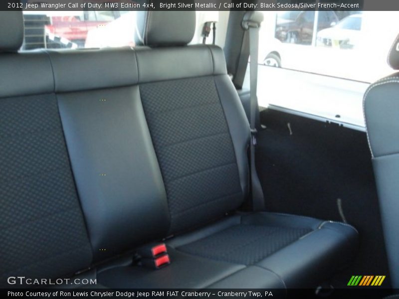 Bright Silver Metallic / Call of Duty: Black Sedosa/Silver French-Accent 2012 Jeep Wrangler Call of Duty: MW3 Edition 4x4