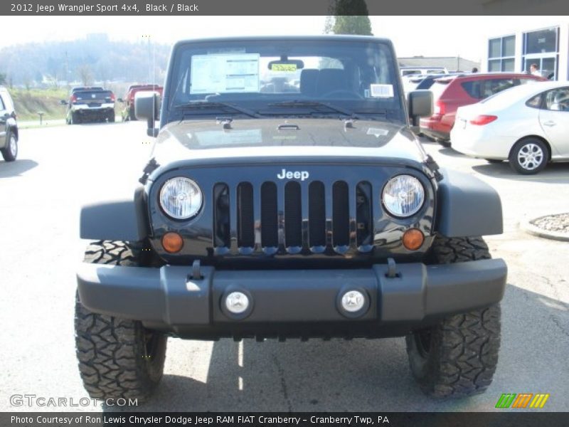 Black / Black 2012 Jeep Wrangler Sport 4x4