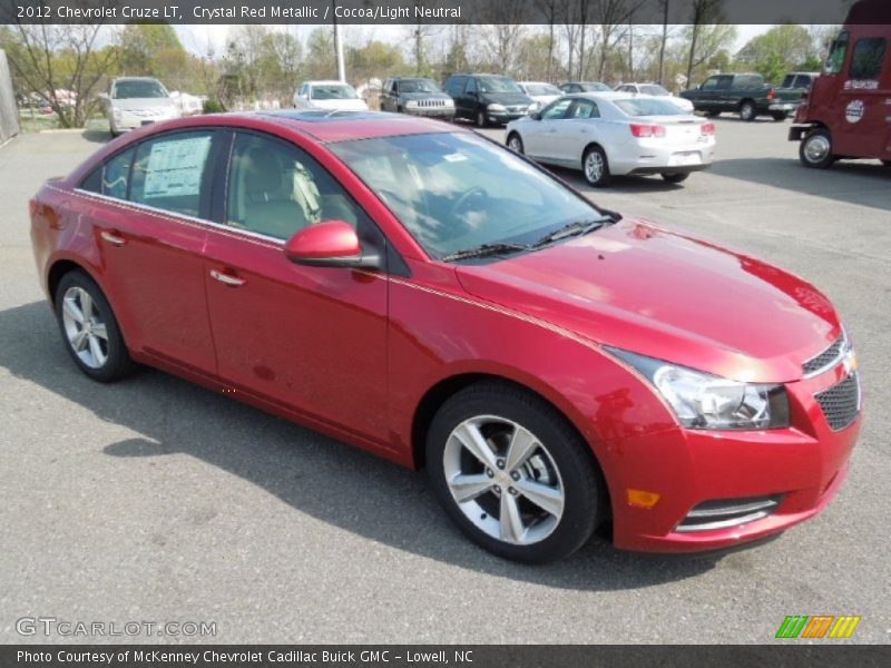 Crystal Red Metallic / Cocoa/Light Neutral 2012 Chevrolet Cruze LT
