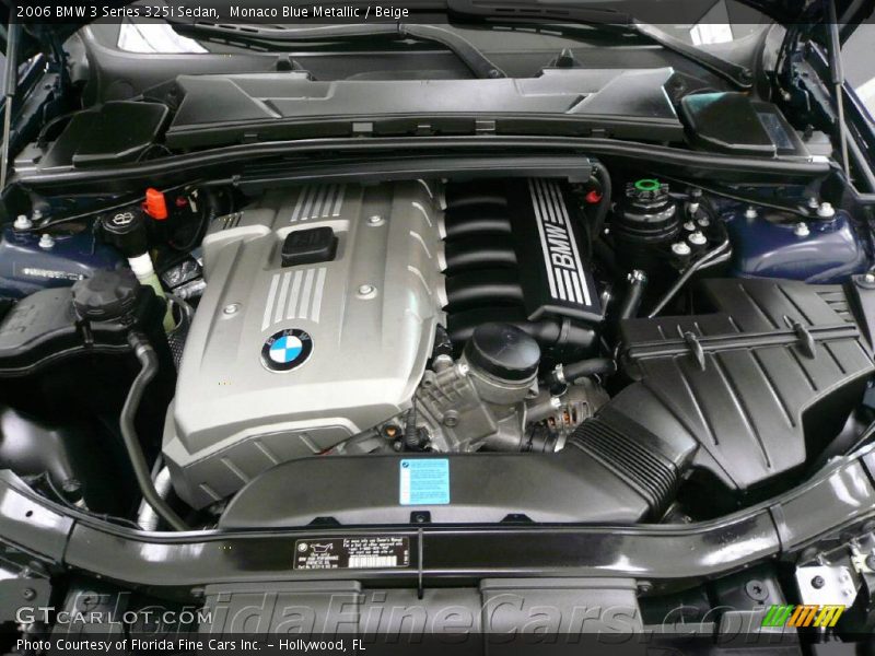Monaco Blue Metallic / Beige 2006 BMW 3 Series 325i Sedan