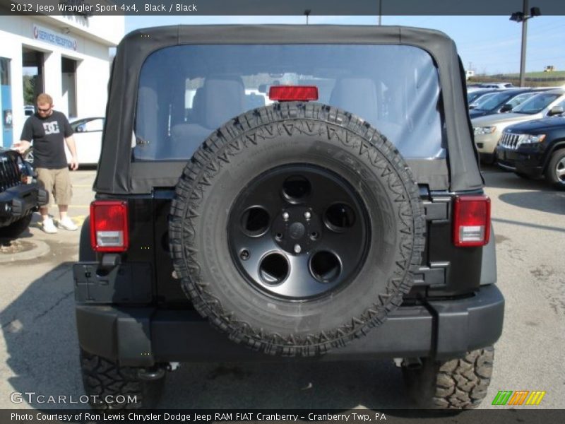 Black / Black 2012 Jeep Wrangler Sport 4x4