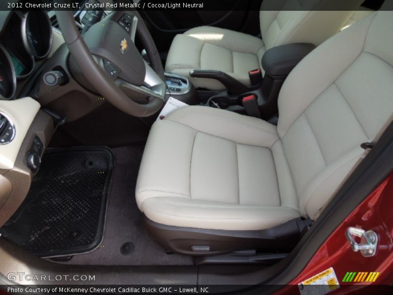 Crystal Red Metallic / Cocoa/Light Neutral 2012 Chevrolet Cruze LT