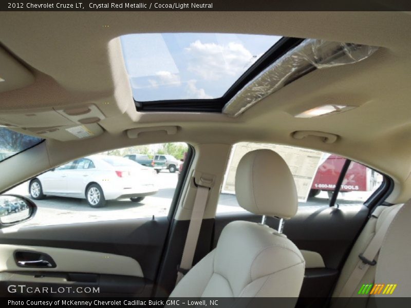 Crystal Red Metallic / Cocoa/Light Neutral 2012 Chevrolet Cruze LT