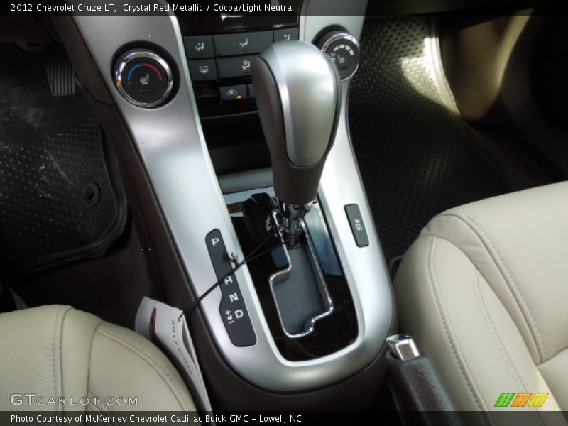  2012 Cruze LT 6 Speed Automatic Shifter