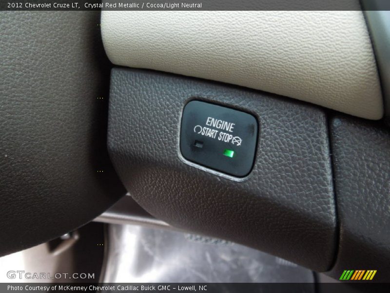 Crystal Red Metallic / Cocoa/Light Neutral 2012 Chevrolet Cruze LT