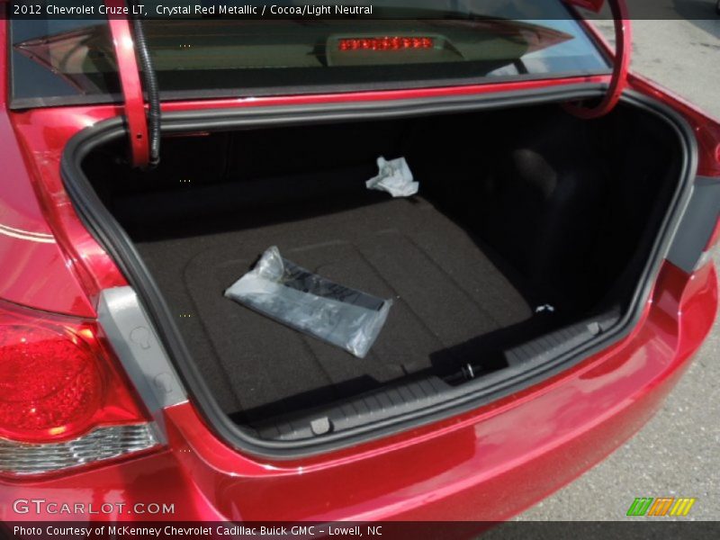 Crystal Red Metallic / Cocoa/Light Neutral 2012 Chevrolet Cruze LT