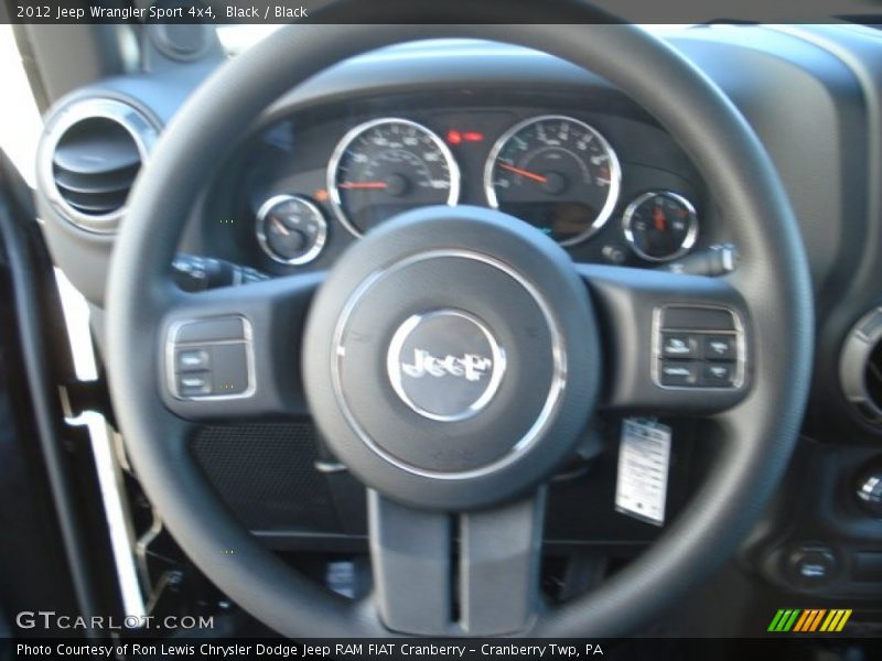 Black / Black 2012 Jeep Wrangler Sport 4x4