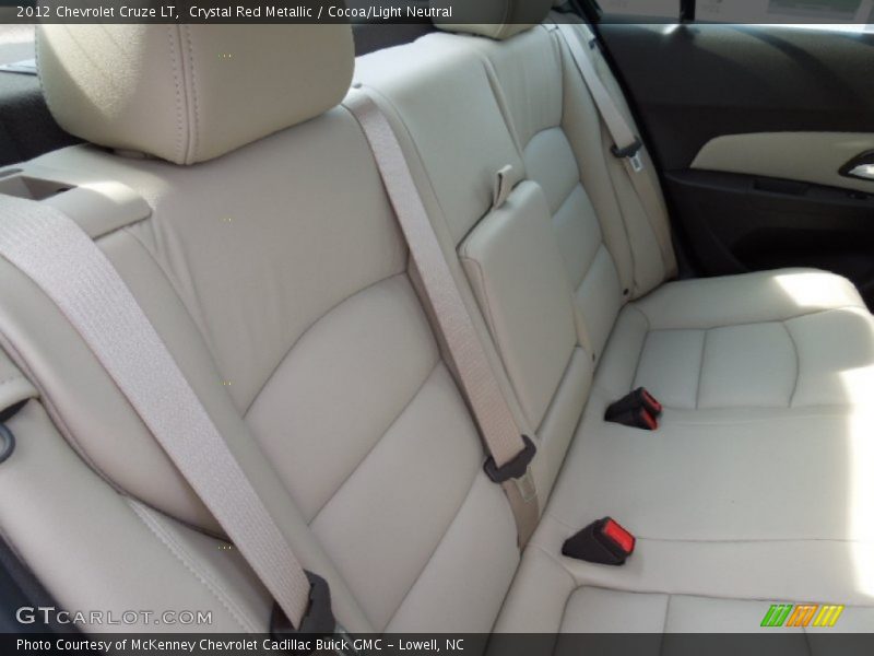 Crystal Red Metallic / Cocoa/Light Neutral 2012 Chevrolet Cruze LT