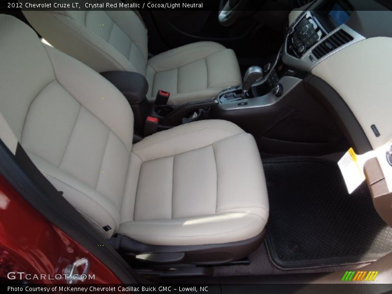 Crystal Red Metallic / Cocoa/Light Neutral 2012 Chevrolet Cruze LT