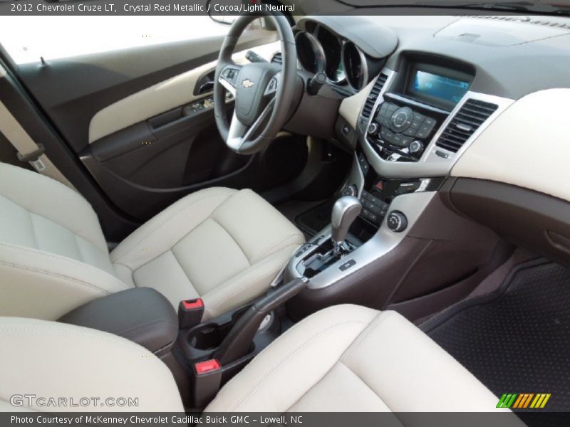 Crystal Red Metallic / Cocoa/Light Neutral 2012 Chevrolet Cruze LT