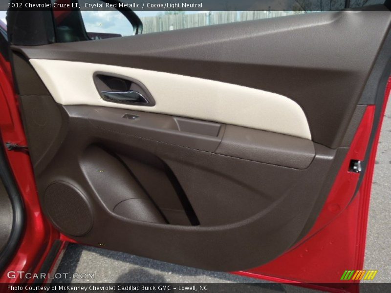 Crystal Red Metallic / Cocoa/Light Neutral 2012 Chevrolet Cruze LT