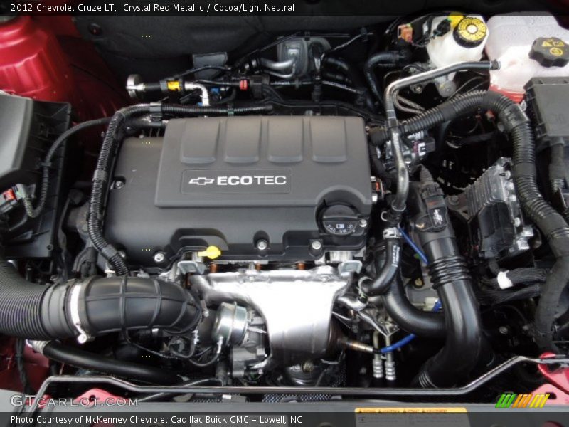  2012 Cruze LT Engine - 1.4 Liter DI Turbocharged DOHC 16-Valve VVT 4 Cylinder