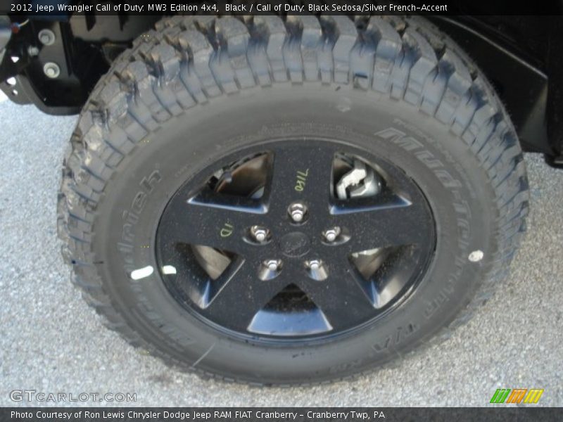  2012 Wrangler Call of Duty: MW3 Edition 4x4 Wheel