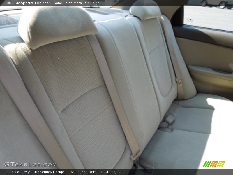 Sand Beige Metallic / Beige 2009 Kia Spectra EX Sedan