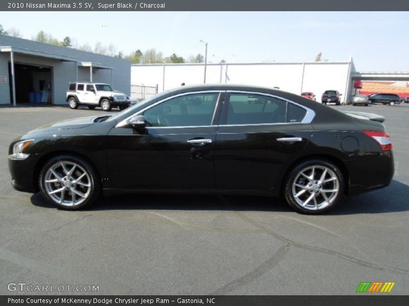 Super Black / Charcoal 2010 Nissan Maxima 3.5 SV