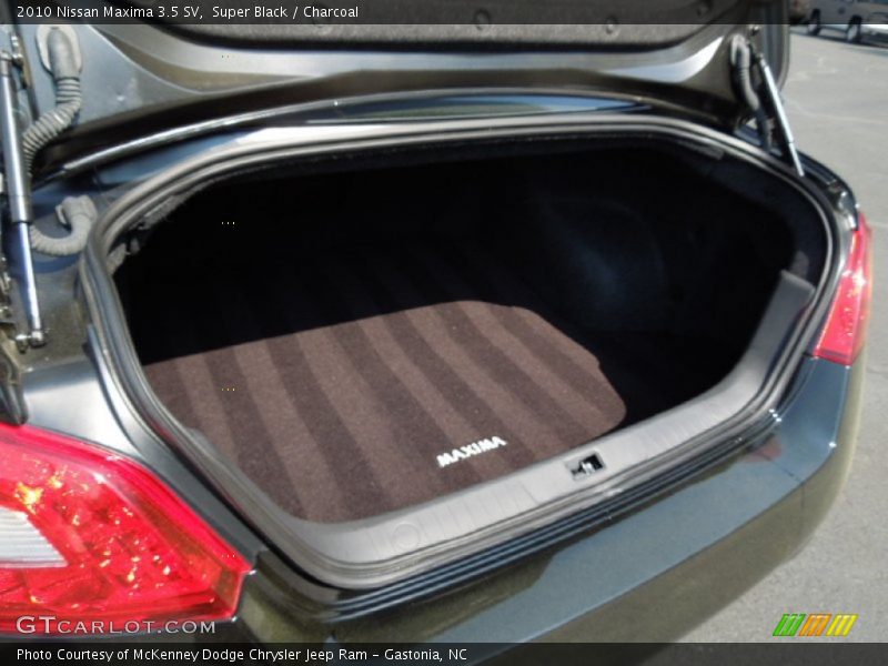 Super Black / Charcoal 2010 Nissan Maxima 3.5 SV