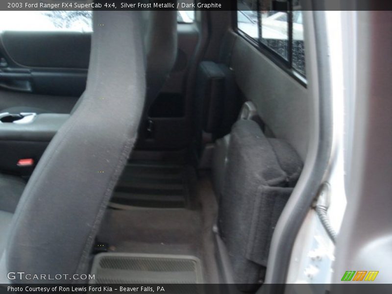 Silver Frost Metallic / Dark Graphite 2003 Ford Ranger FX4 SuperCab 4x4