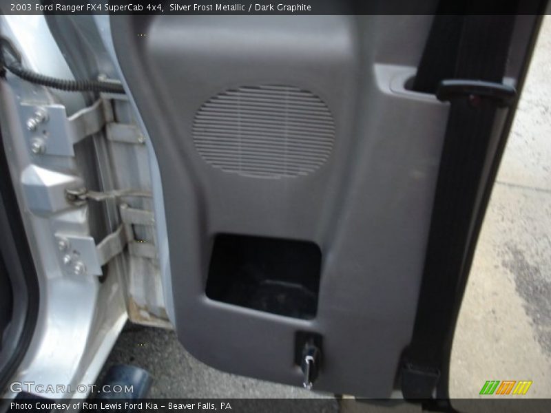 Silver Frost Metallic / Dark Graphite 2003 Ford Ranger FX4 SuperCab 4x4