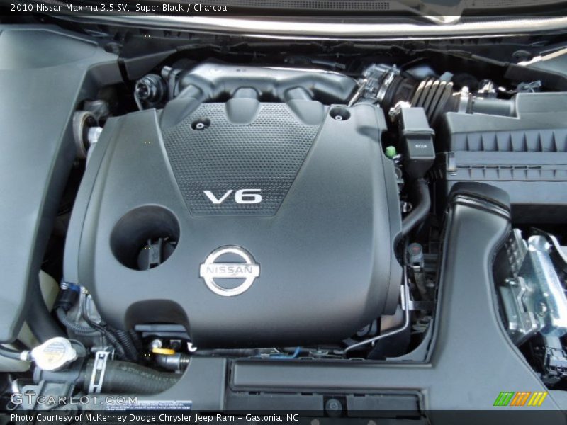 Super Black / Charcoal 2010 Nissan Maxima 3.5 SV