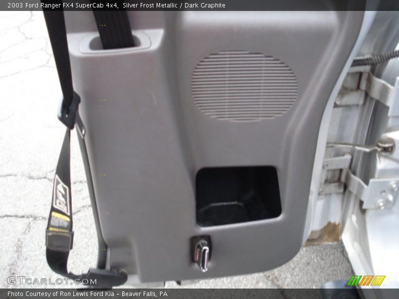 Silver Frost Metallic / Dark Graphite 2003 Ford Ranger FX4 SuperCab 4x4