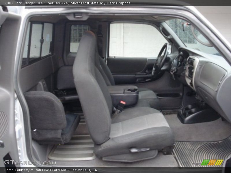 Silver Frost Metallic / Dark Graphite 2003 Ford Ranger FX4 SuperCab 4x4
