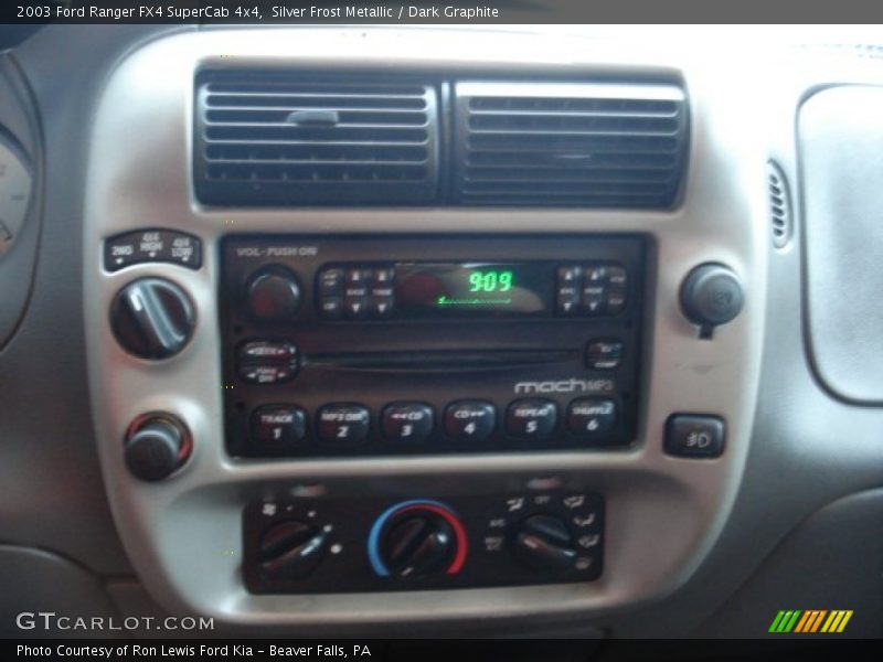 Silver Frost Metallic / Dark Graphite 2003 Ford Ranger FX4 SuperCab 4x4