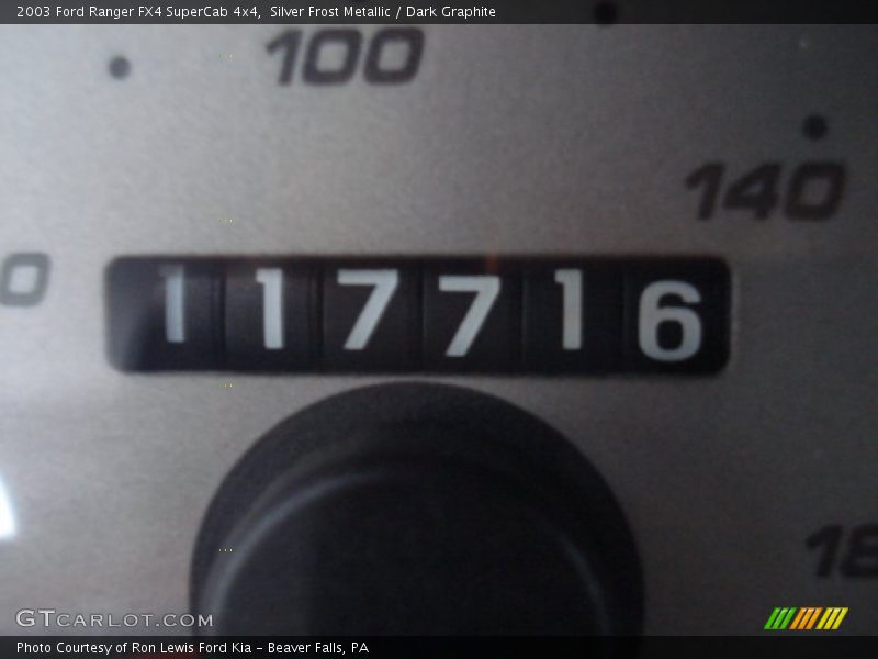 Silver Frost Metallic / Dark Graphite 2003 Ford Ranger FX4 SuperCab 4x4