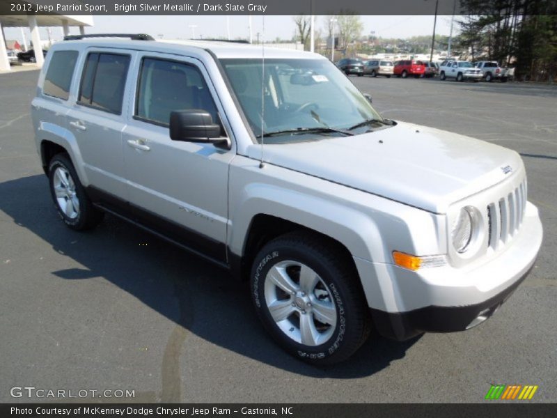 Bright Silver Metallic / Dark Slate Gray 2012 Jeep Patriot Sport