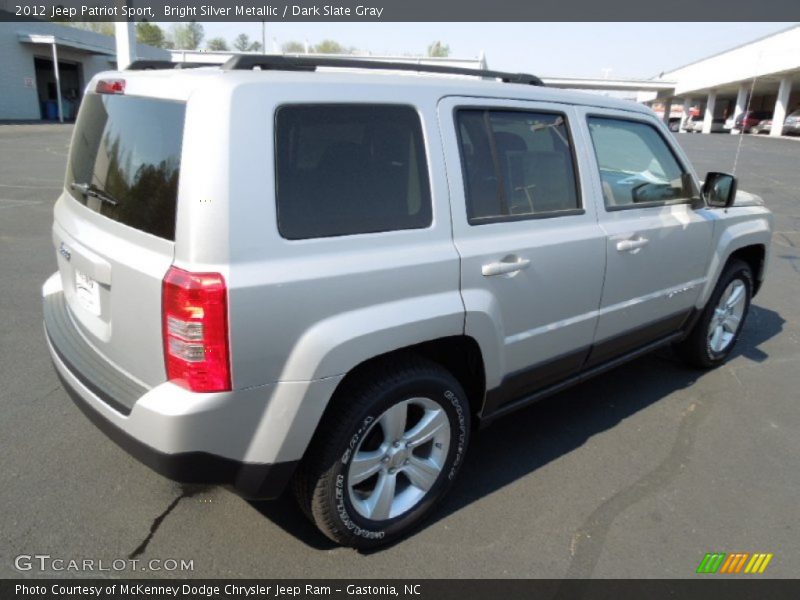 Bright Silver Metallic / Dark Slate Gray 2012 Jeep Patriot Sport