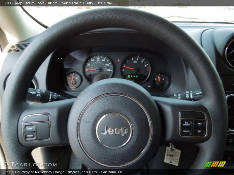 Bright Silver Metallic / Dark Slate Gray 2012 Jeep Patriot Sport