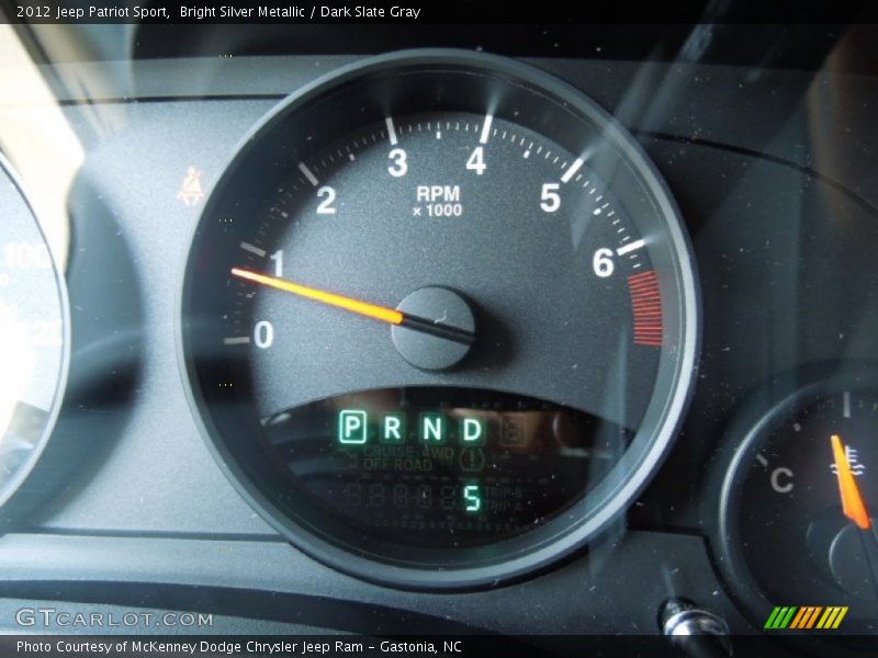 Bright Silver Metallic / Dark Slate Gray 2012 Jeep Patriot Sport