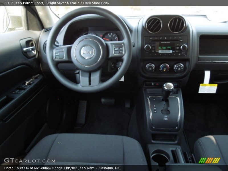 Bright Silver Metallic / Dark Slate Gray 2012 Jeep Patriot Sport