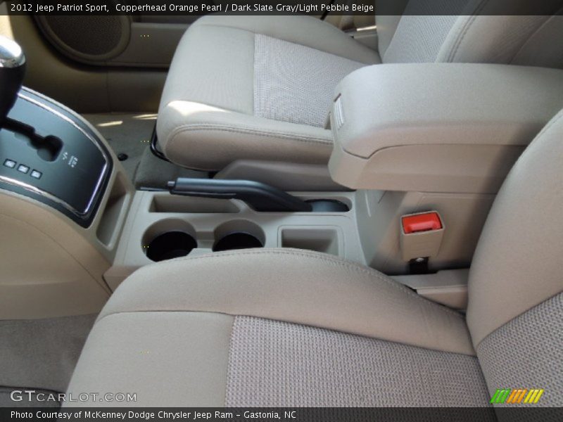 Copperhead Orange Pearl / Dark Slate Gray/Light Pebble Beige 2012 Jeep Patriot Sport