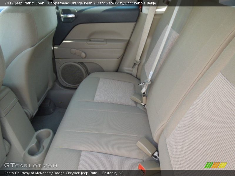 Copperhead Orange Pearl / Dark Slate Gray/Light Pebble Beige 2012 Jeep Patriot Sport