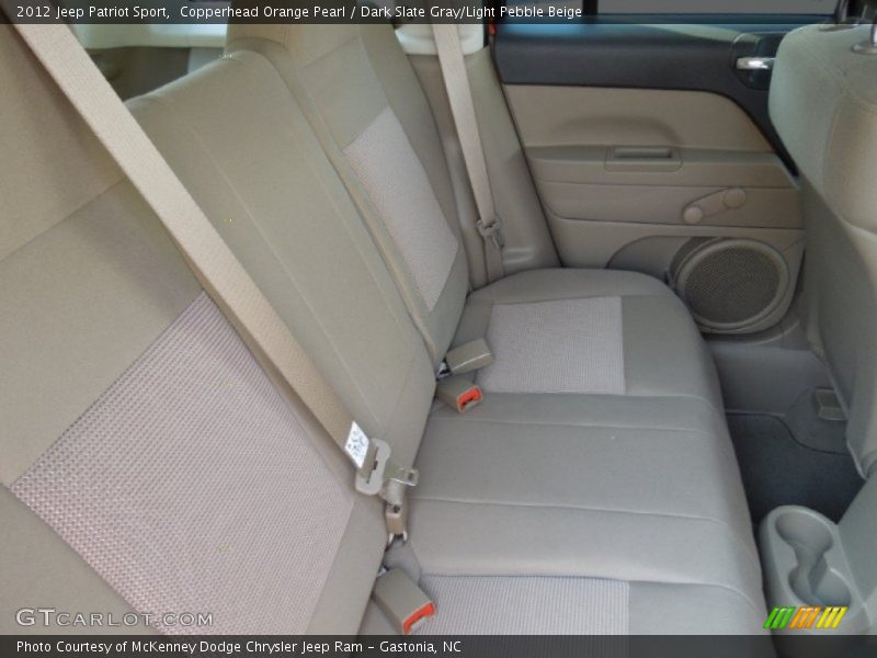 Copperhead Orange Pearl / Dark Slate Gray/Light Pebble Beige 2012 Jeep Patriot Sport