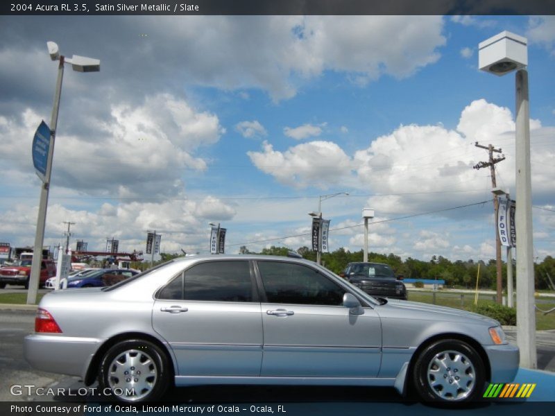 Satin Silver Metallic / Slate 2004 Acura RL 3.5