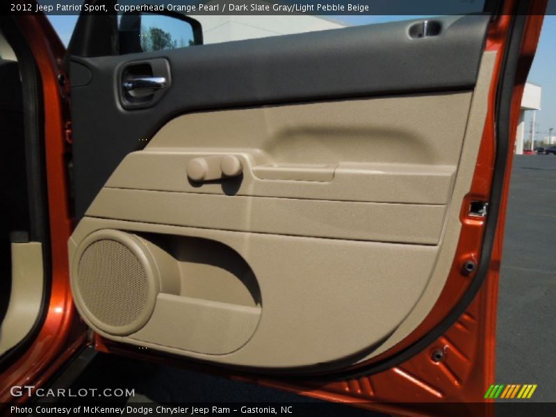 Copperhead Orange Pearl / Dark Slate Gray/Light Pebble Beige 2012 Jeep Patriot Sport