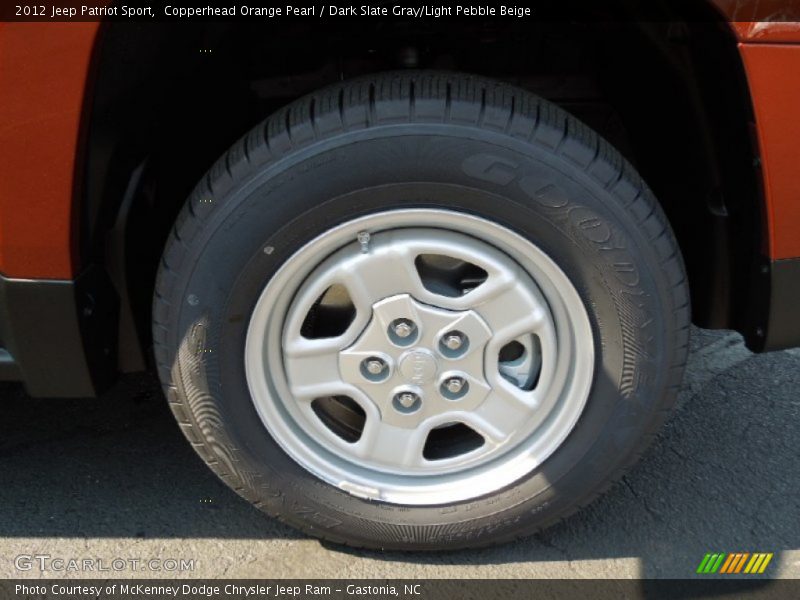 Copperhead Orange Pearl / Dark Slate Gray/Light Pebble Beige 2012 Jeep Patriot Sport