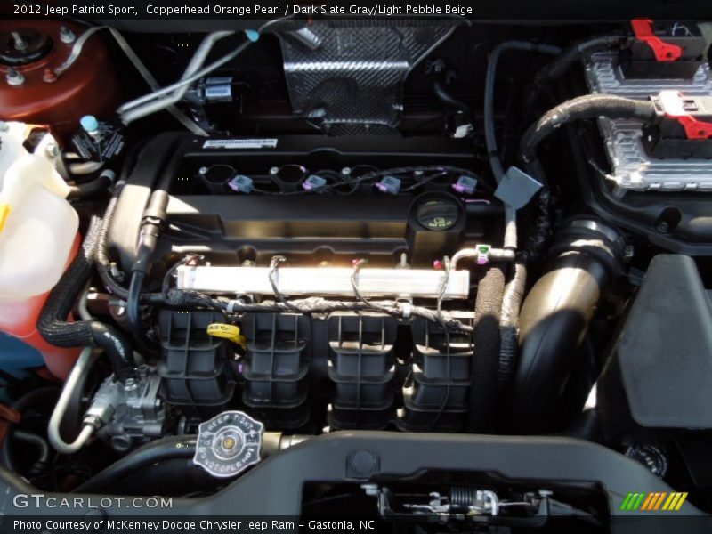 Copperhead Orange Pearl / Dark Slate Gray/Light Pebble Beige 2012 Jeep Patriot Sport